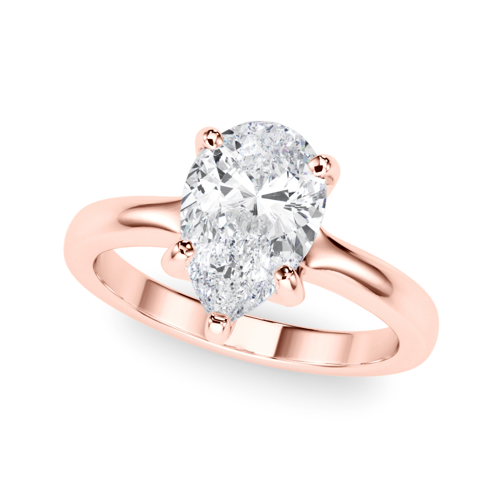 The Sylvia Solitaire Engagement Ring, front view