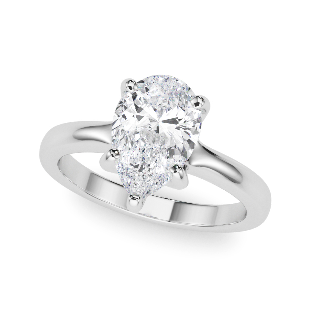 The Sylvia Solitaire Engagement Ring, front view