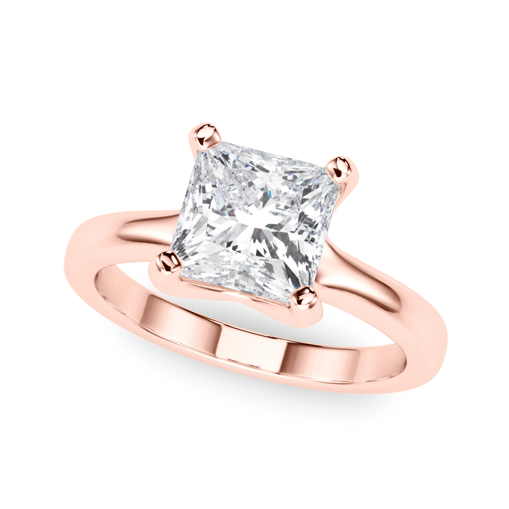 The Viviana Solitaire Engagement Ring, front view