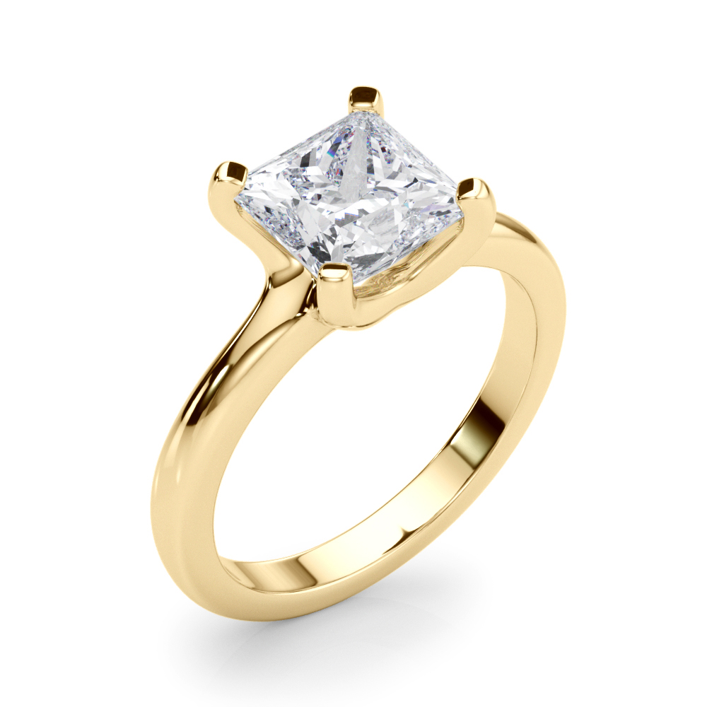 The Viviana Solitaire Engagement Ring, angled view