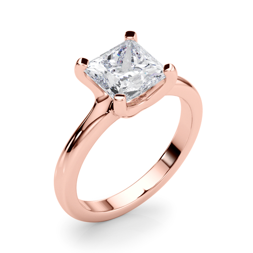 The Viviana Solitaire Engagement Ring, angled view