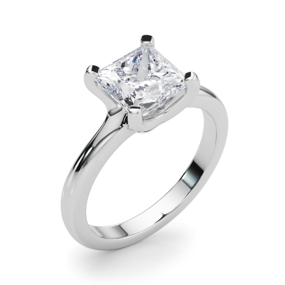 The Viviana Solitaire Engagement Ring, angled view