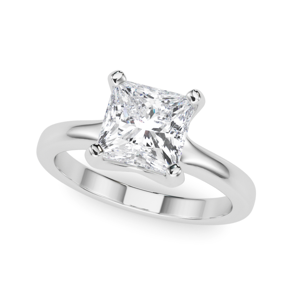 The Viviana Solitaire Engagement Ring, front view
