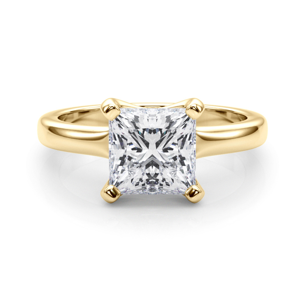 The Viviana Solitaire Engagement Ring, set view