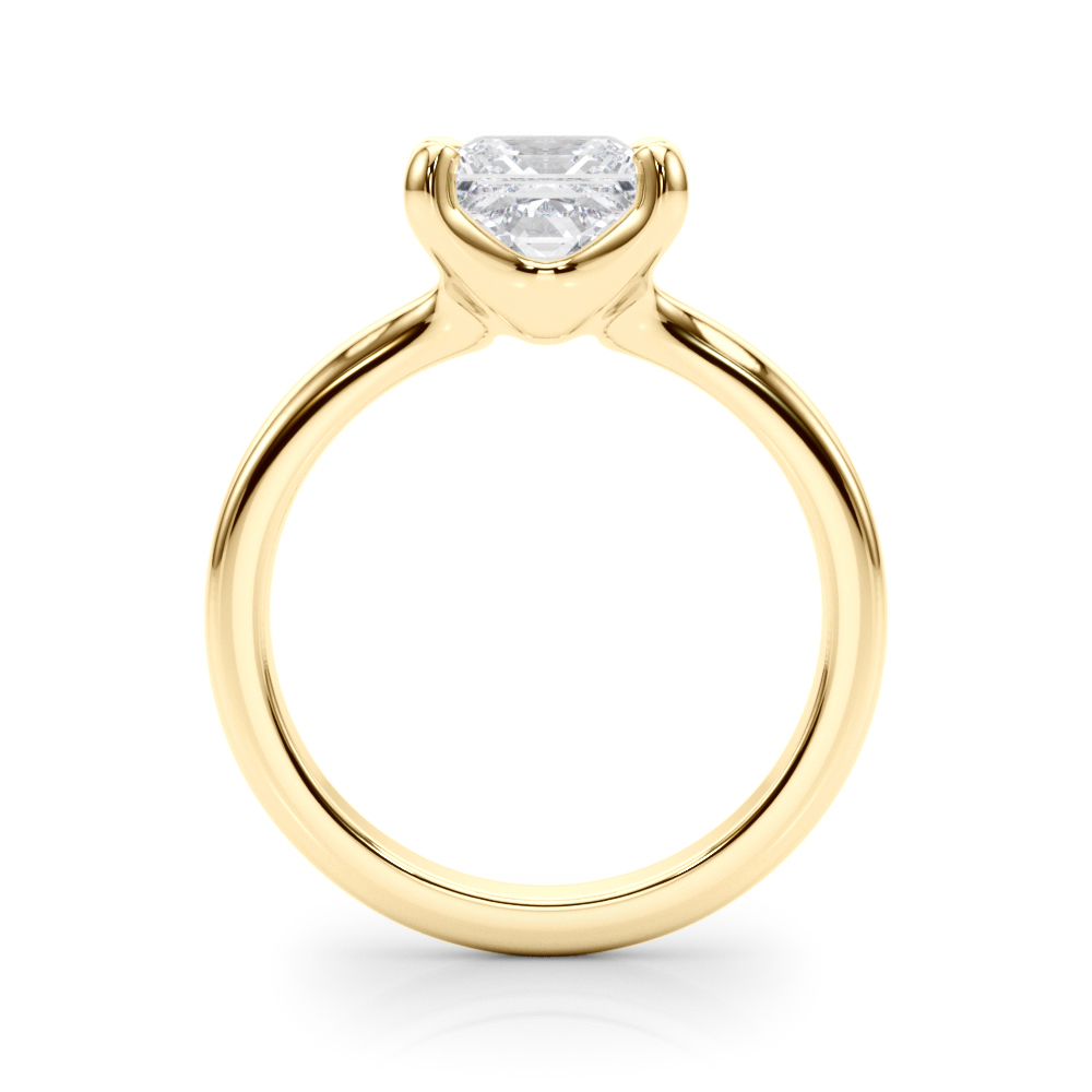 The Viviana Solitaire Engagement Ring, side view
