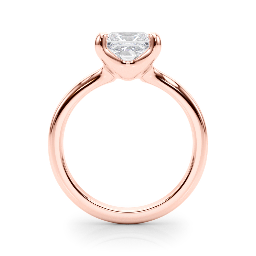 The Viviana Solitaire Engagement Ring, side view