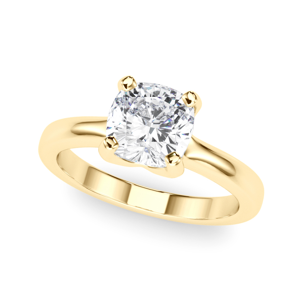 The Juno Solitaire Engagement Ring, front view