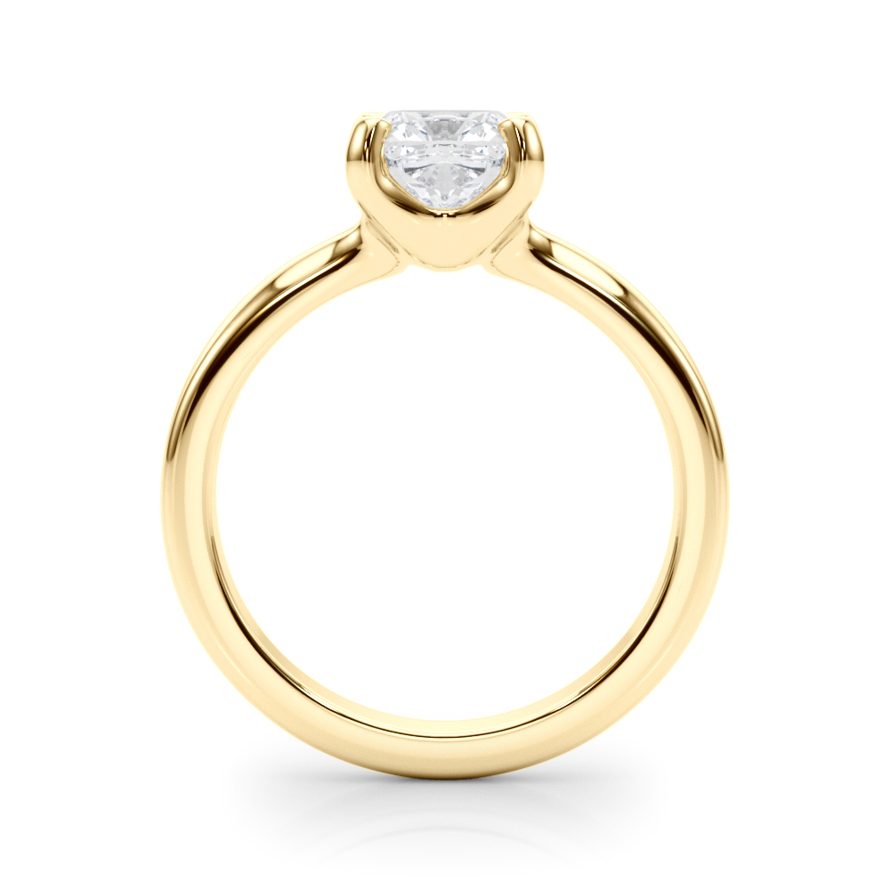 The Juno Solitaire Engagement Ring, side view