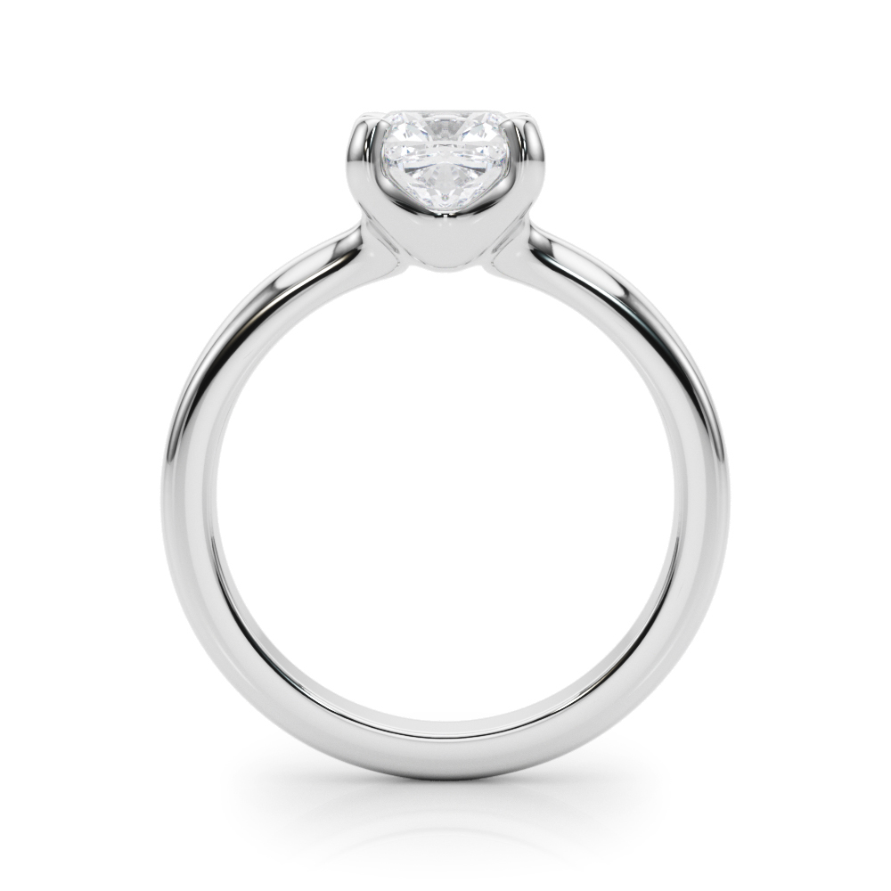 The Juno Solitaire Engagement Ring, side view