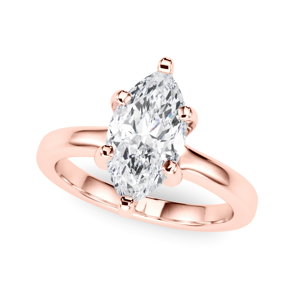 The Bridget Solitaire Engagement Ring, front view