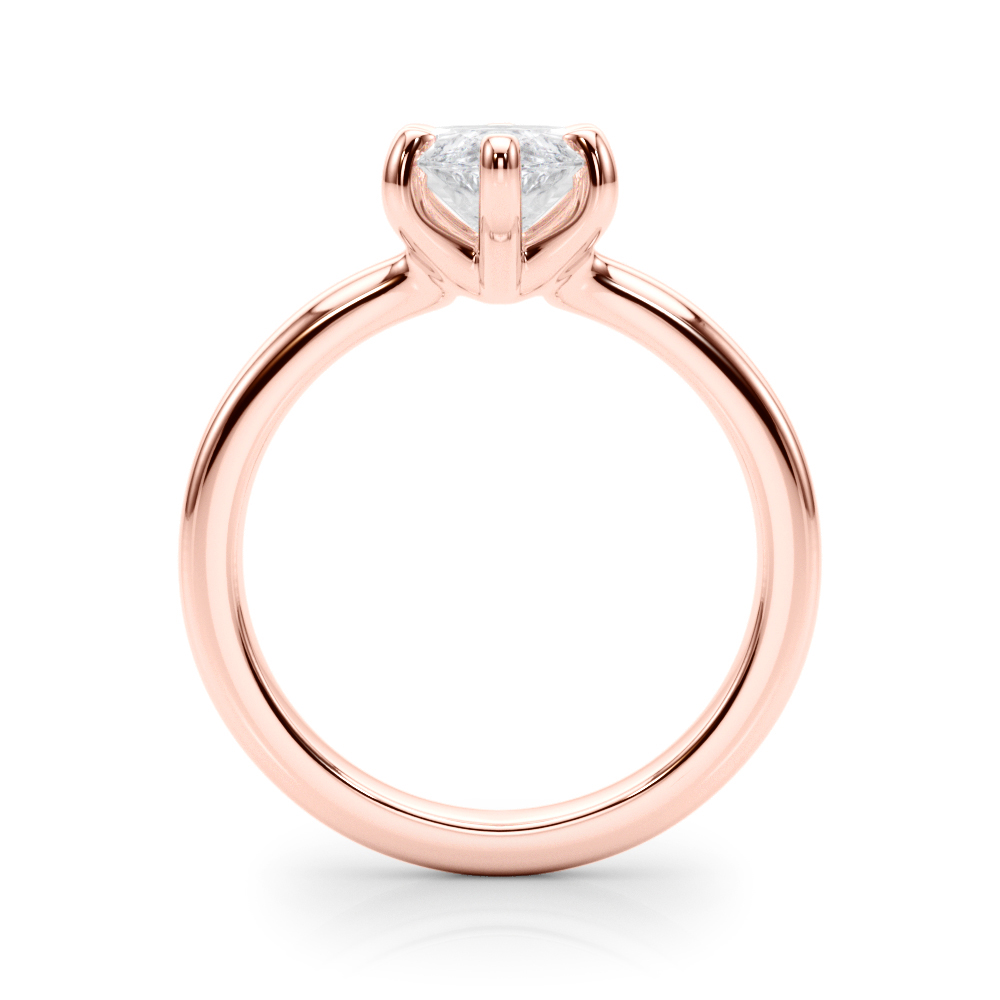 The Bridget Solitaire Engagement Ring, side view