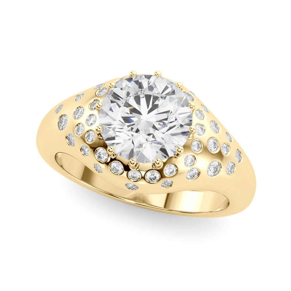 The Lucille Engagement Ring, front view