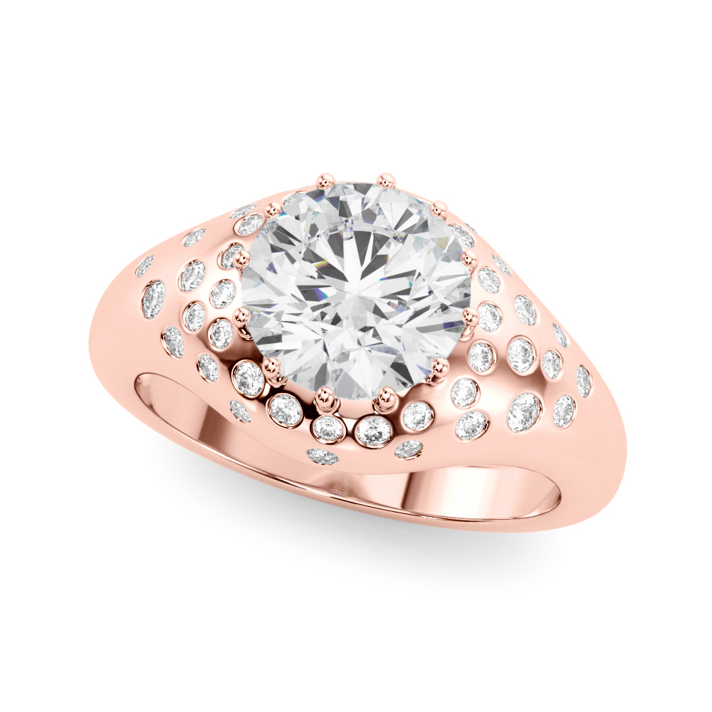The Lucille Engagement Ring, front view