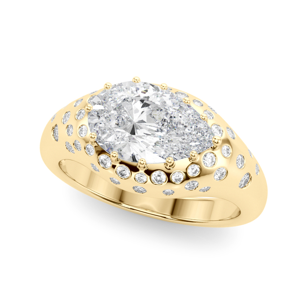 The Mia Engagement Ring, front view