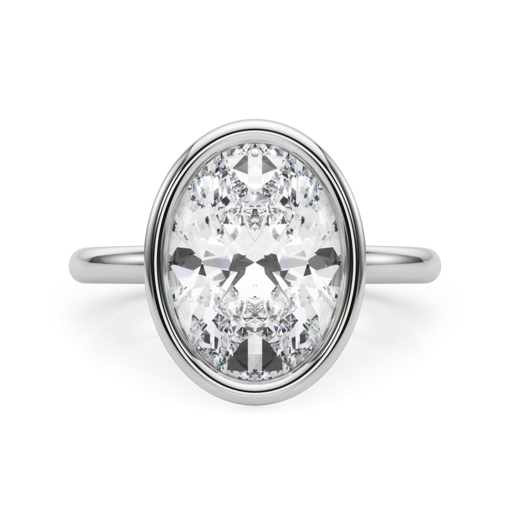 The Katherine Solitaire Engagement Ring, set view