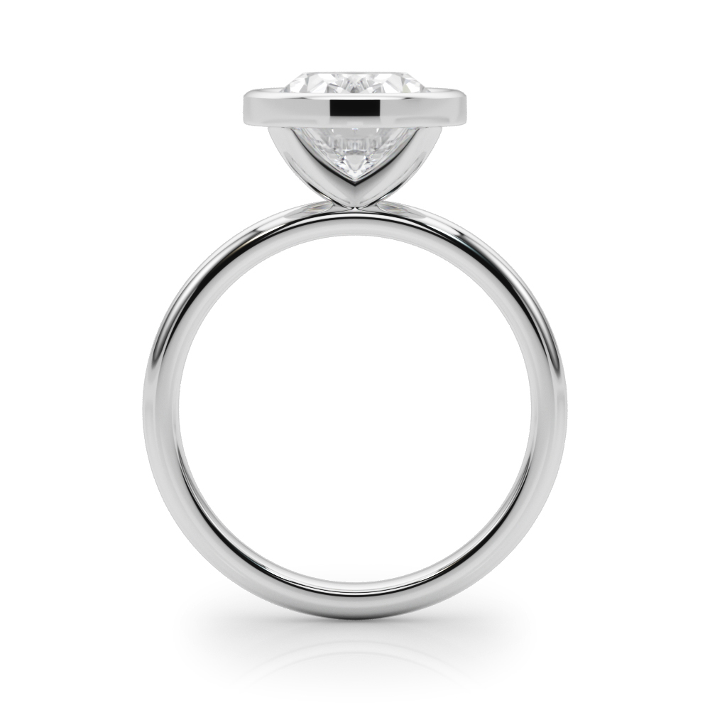 The Katherine Solitaire Engagement Ring, side view