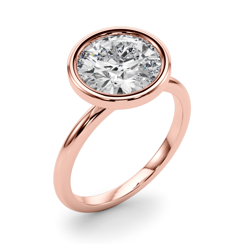 The Katherine Solitaire Engagement Ring, angled view