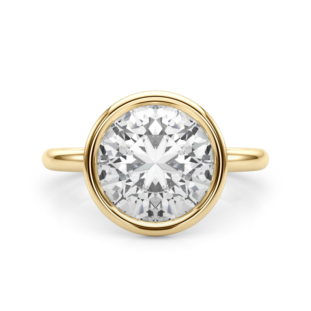 The Katherine Solitaire Engagement Ring, set view