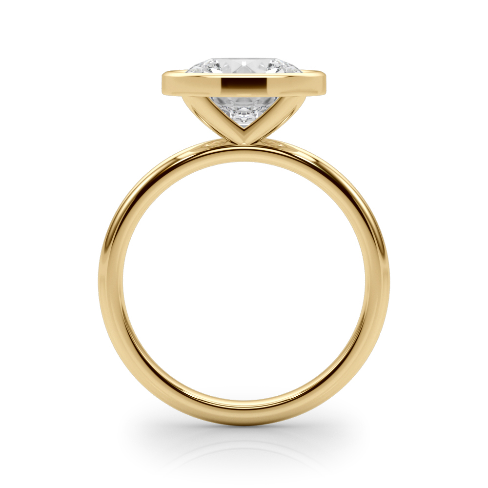 The Katherine Solitaire Engagement Ring, side view