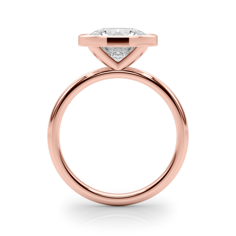 The Katherine Solitaire Engagement Ring, side view
