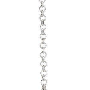 Silver 1.3 MM Rolo Chain