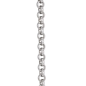 Silver 1.7 MM Rolo Chain