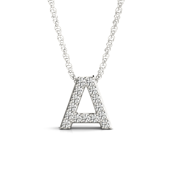 Initial A Pendant