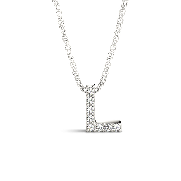 Initial L Pendant