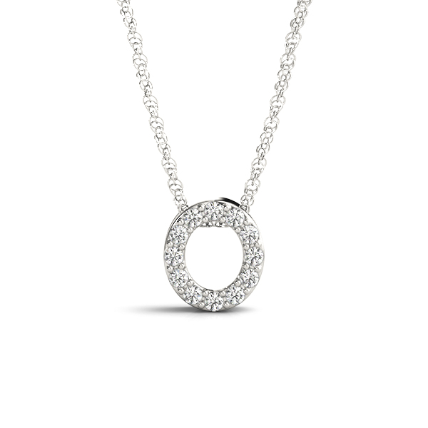 Initial O Pendant