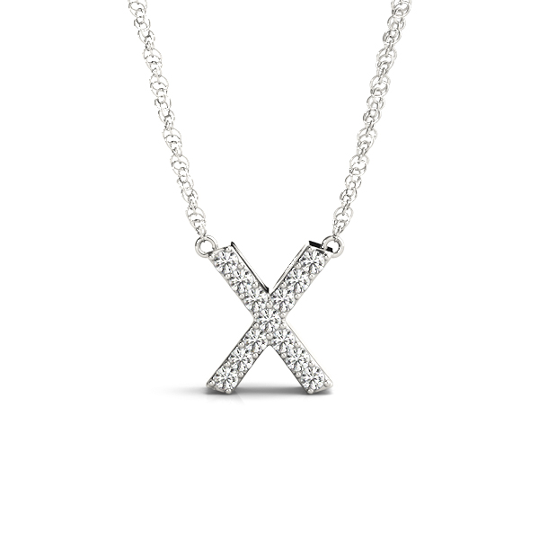 Initial X Pendant