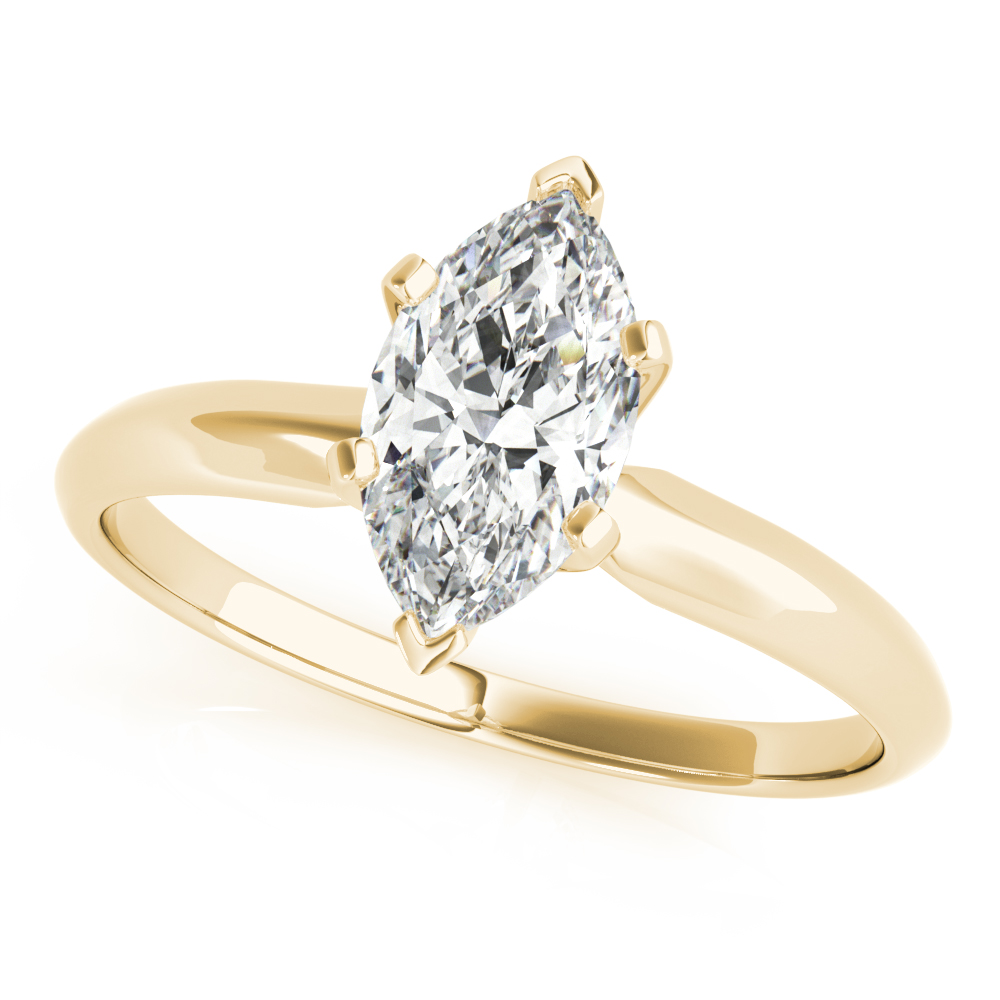 Solitaire Pear Shape Engagement Ring
