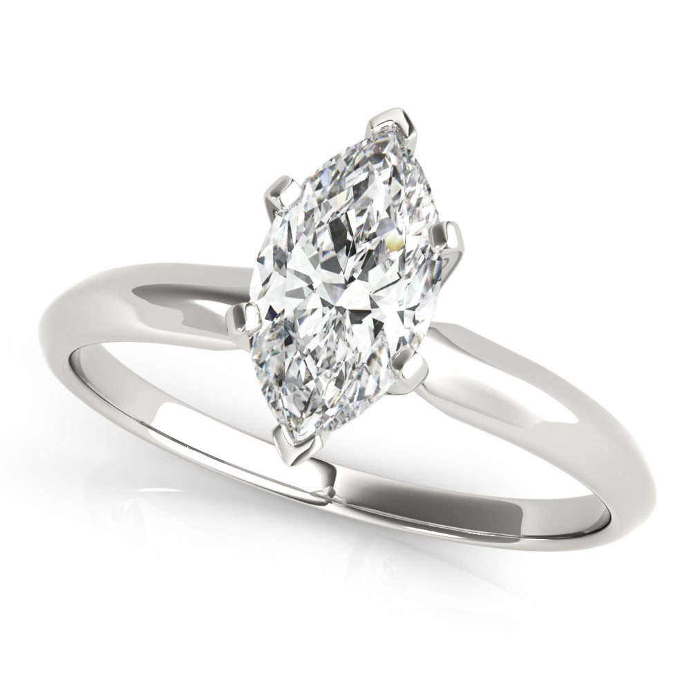 Solitaire Pear Shape Engagement Ring
