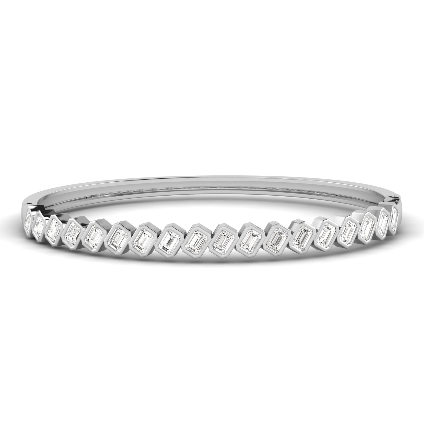 LGD Emerald Cut Bangle