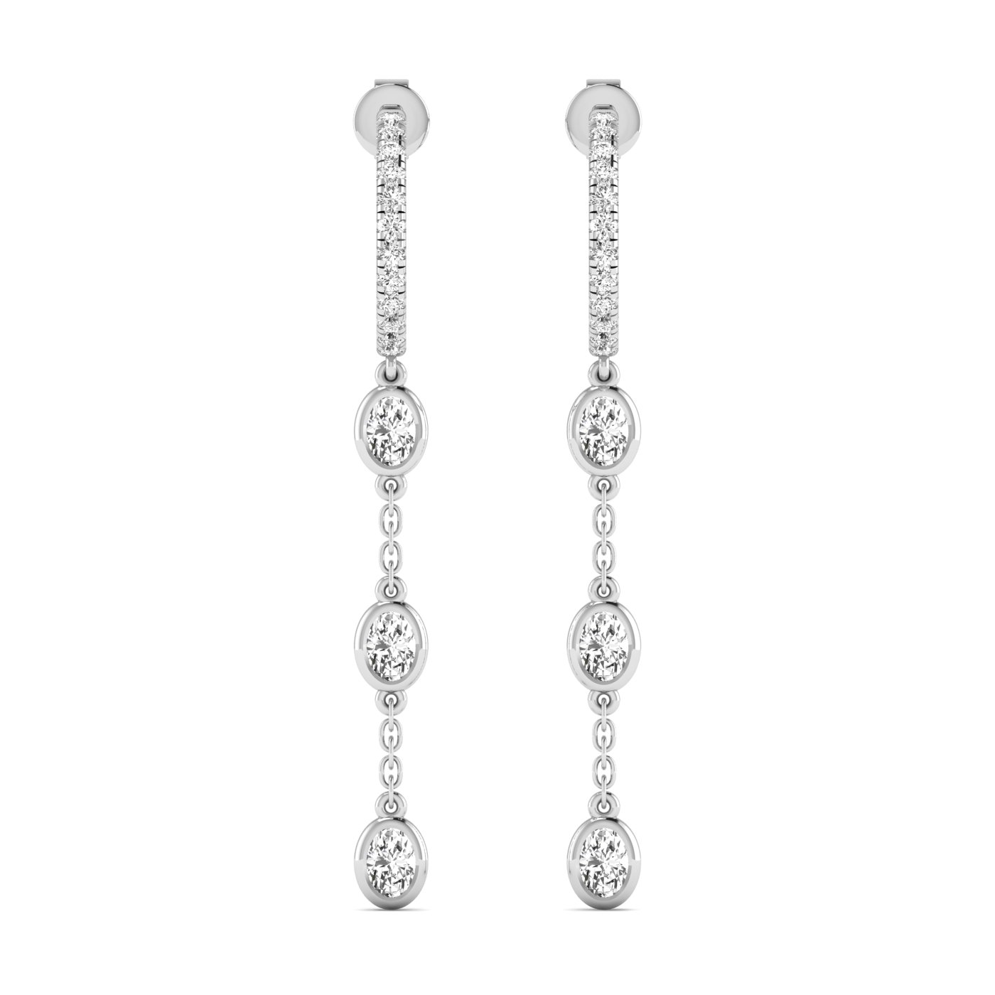 LGD Oval Drop Earrings