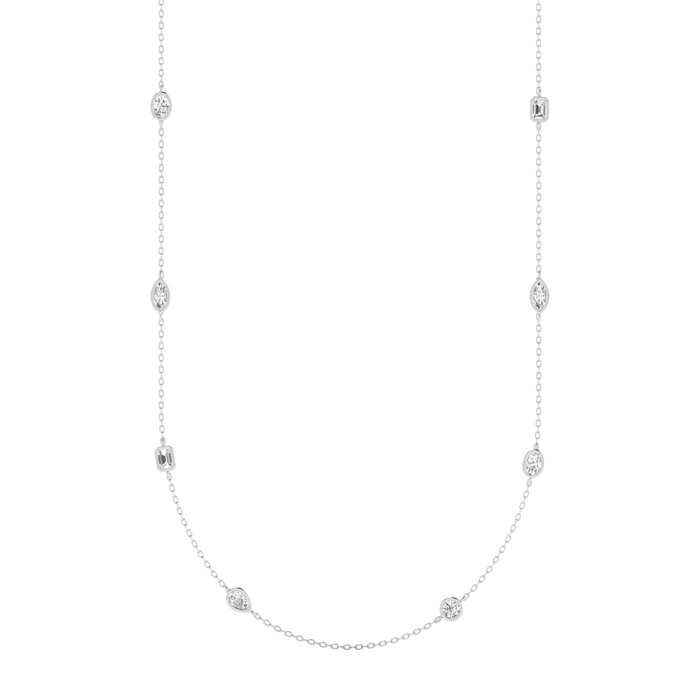 LGD Multi-Shape Stationary Necklace