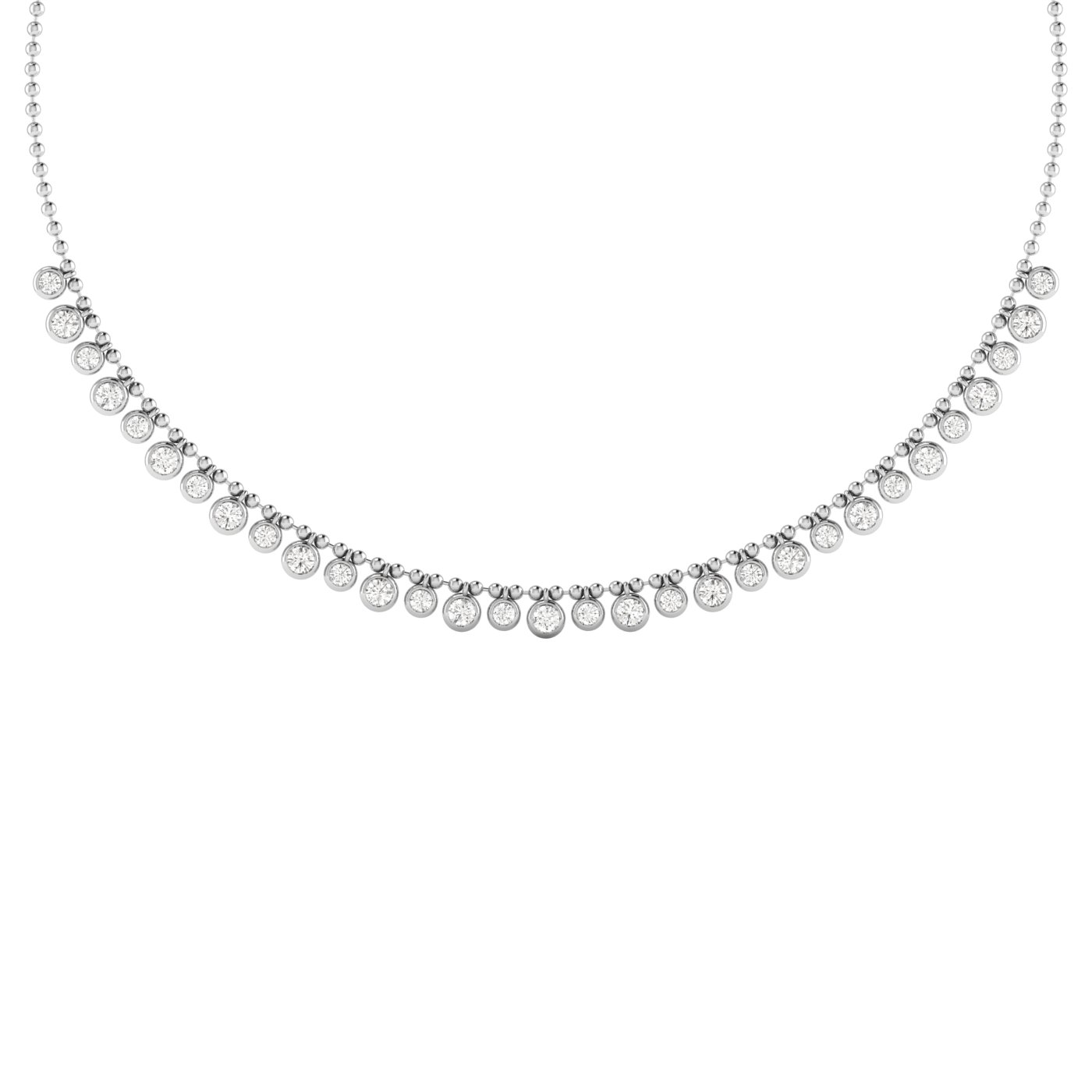 LGD Round Stationary Necklace