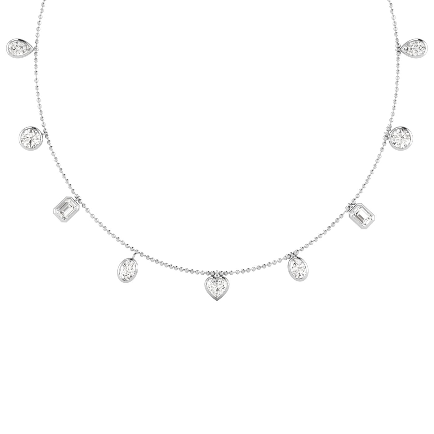 LGD Multi-Shape Stationary Necklace