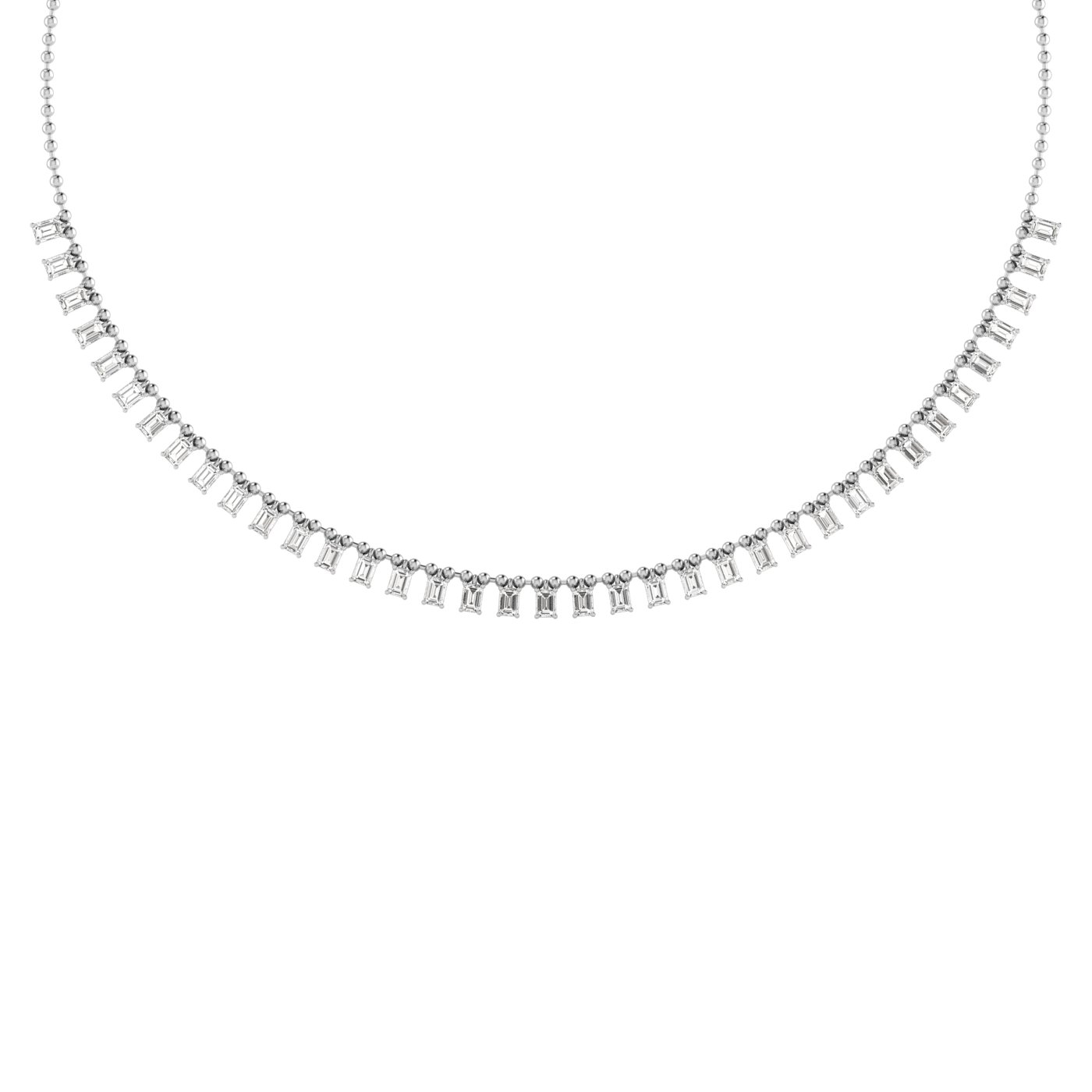 LGD Emerald Cut Necklace