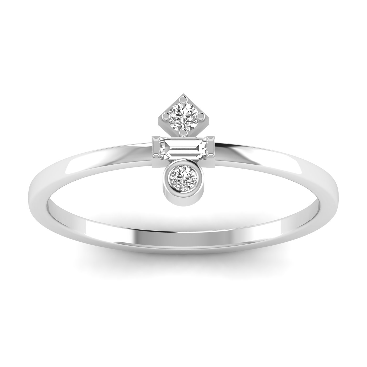 LGD Multi-Shape 3-Stone Ring
