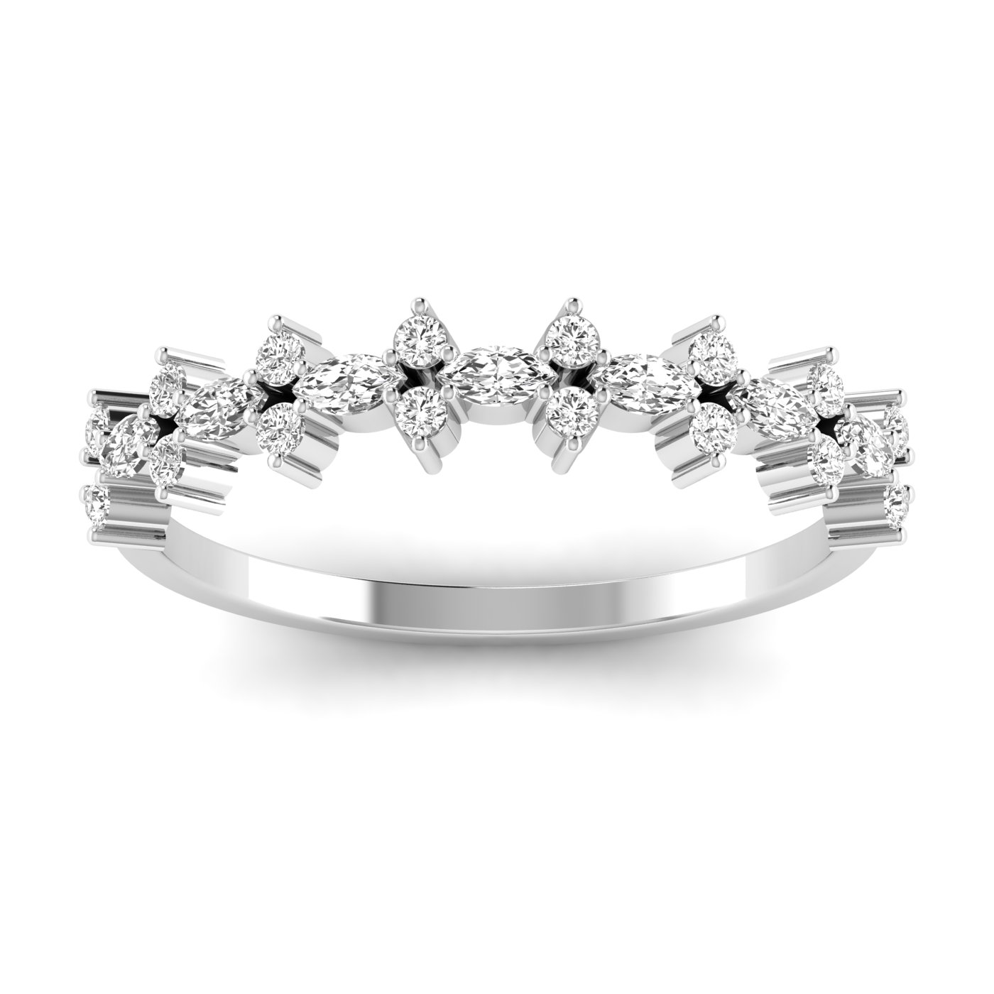 LGD Marquise & Round Ring