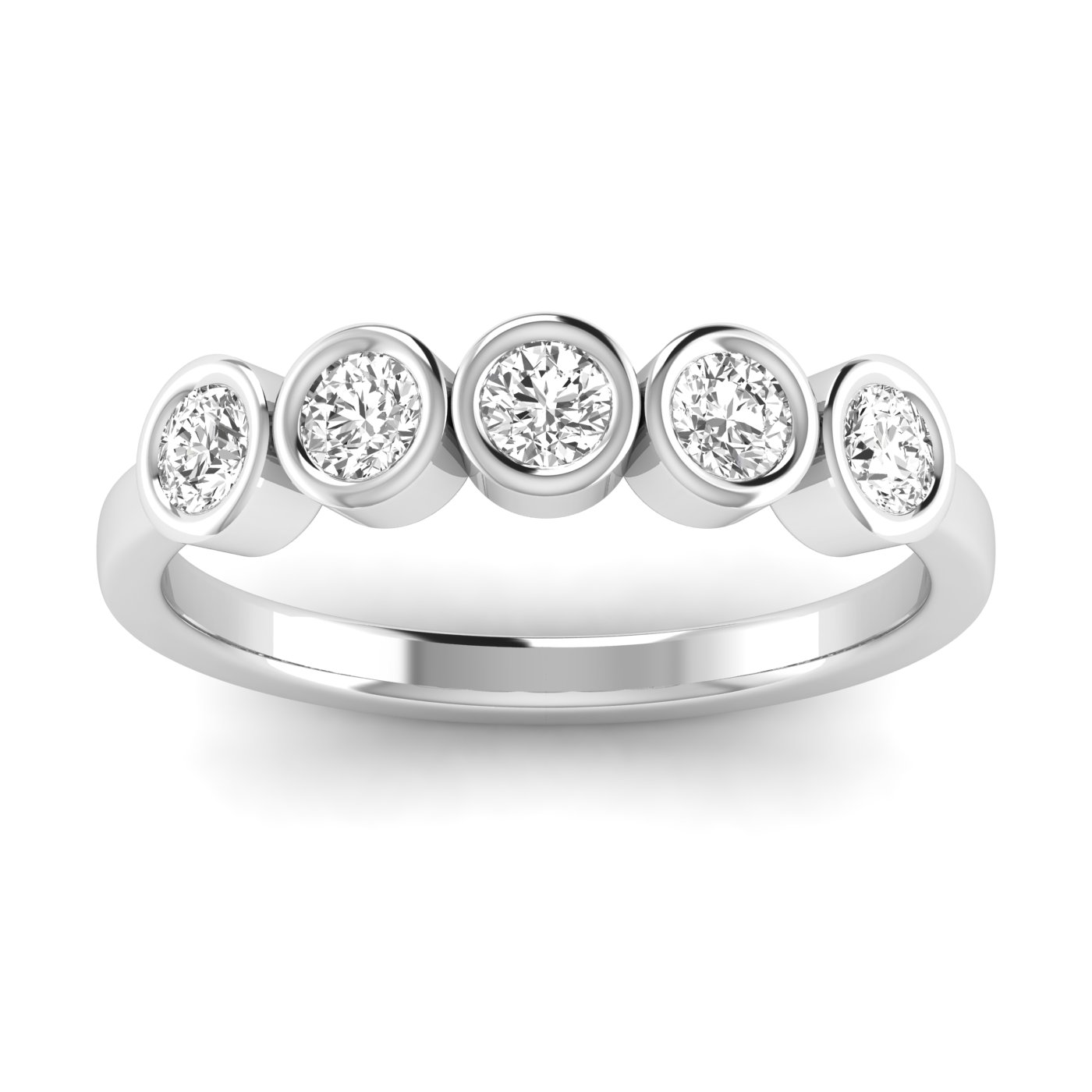 LGD Round 5-Stone Ring