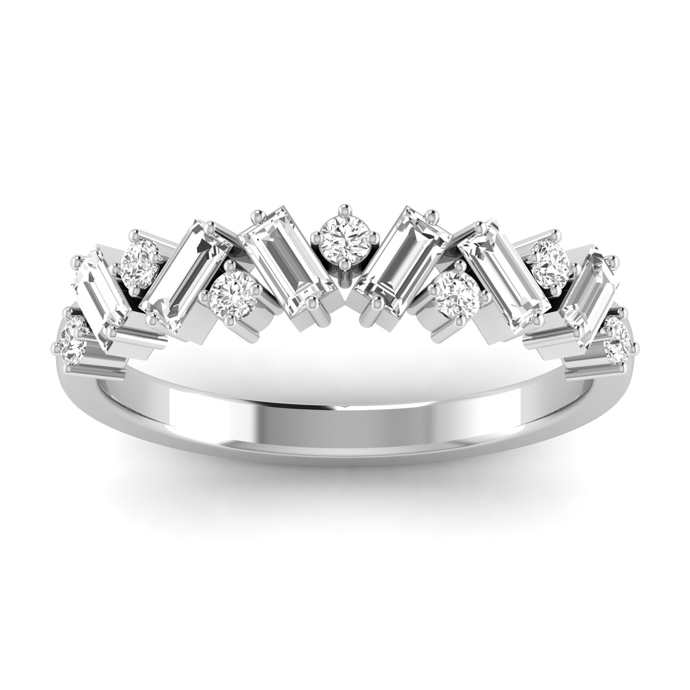 ROUND BAGUETTE STACK BAND