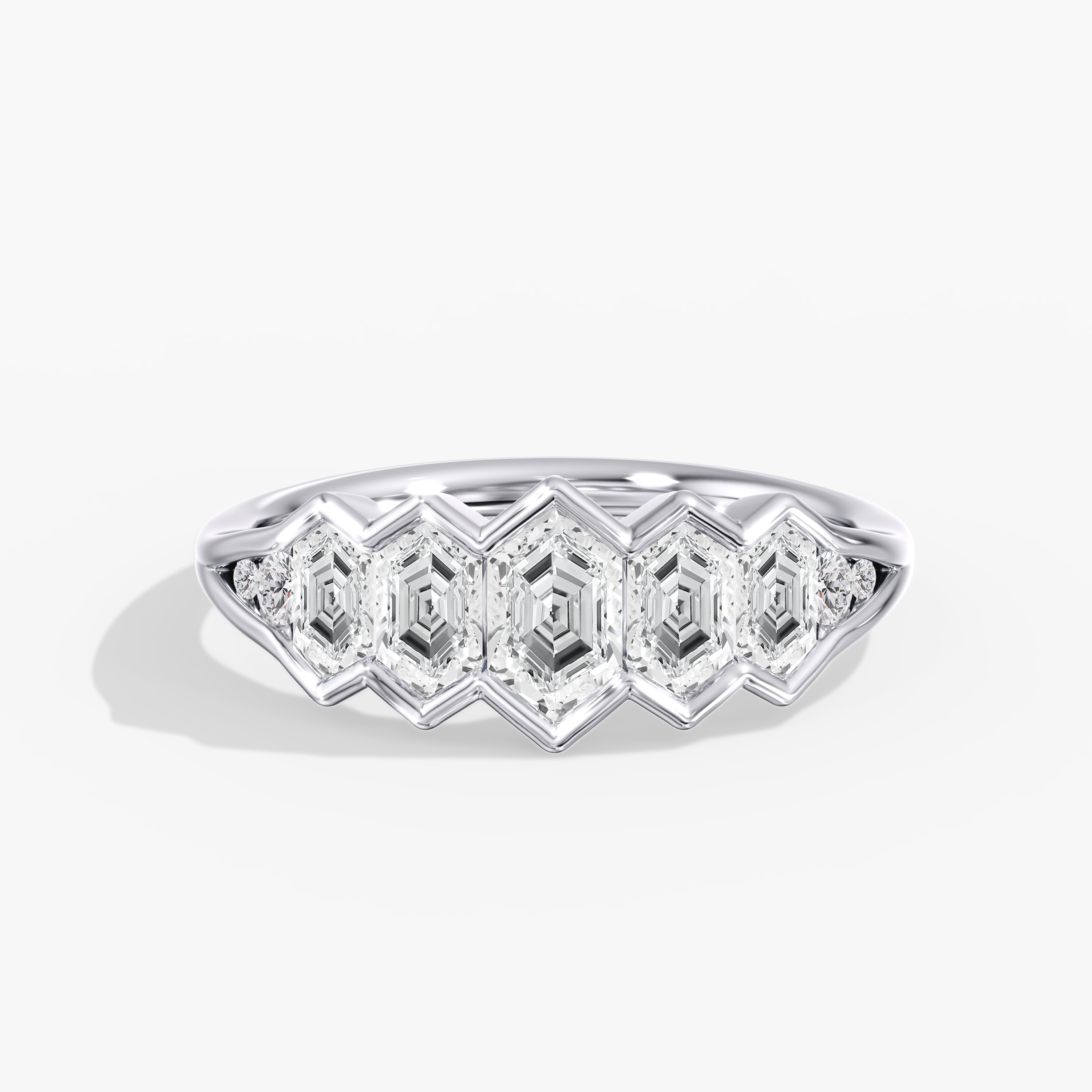Lab Diamond Dutch Marquise Bezel Set Ring 1 1/2 Ctw.