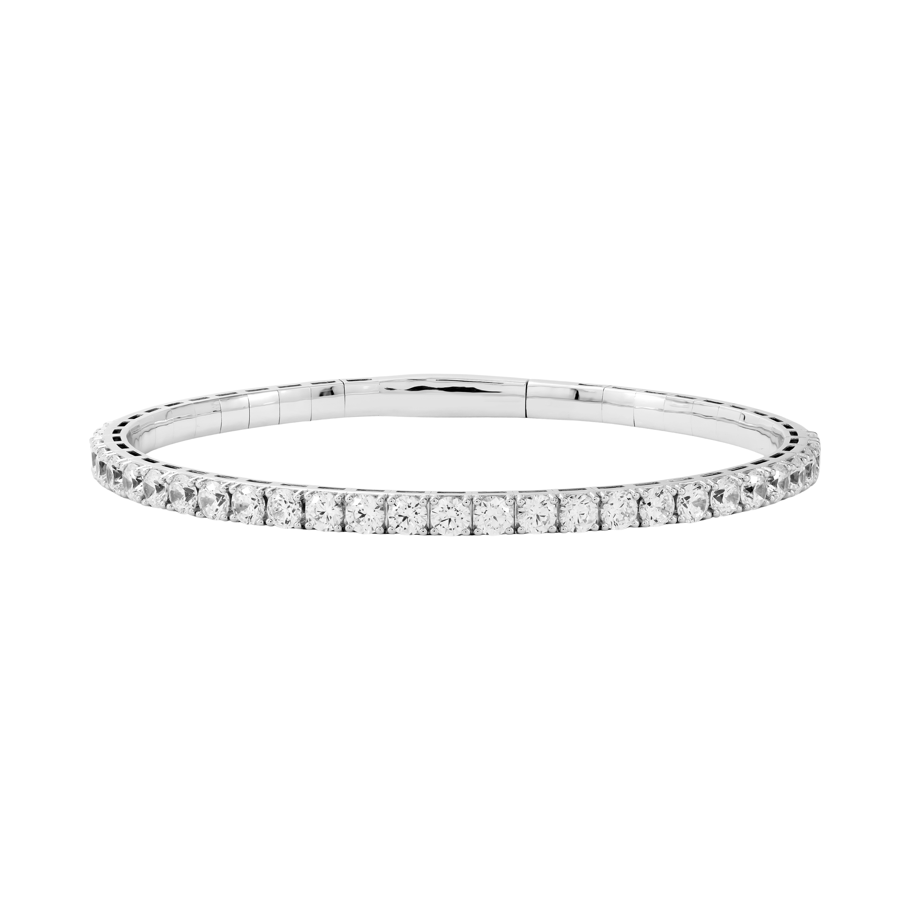 4 CTW LGD Flexible Half Bangle
