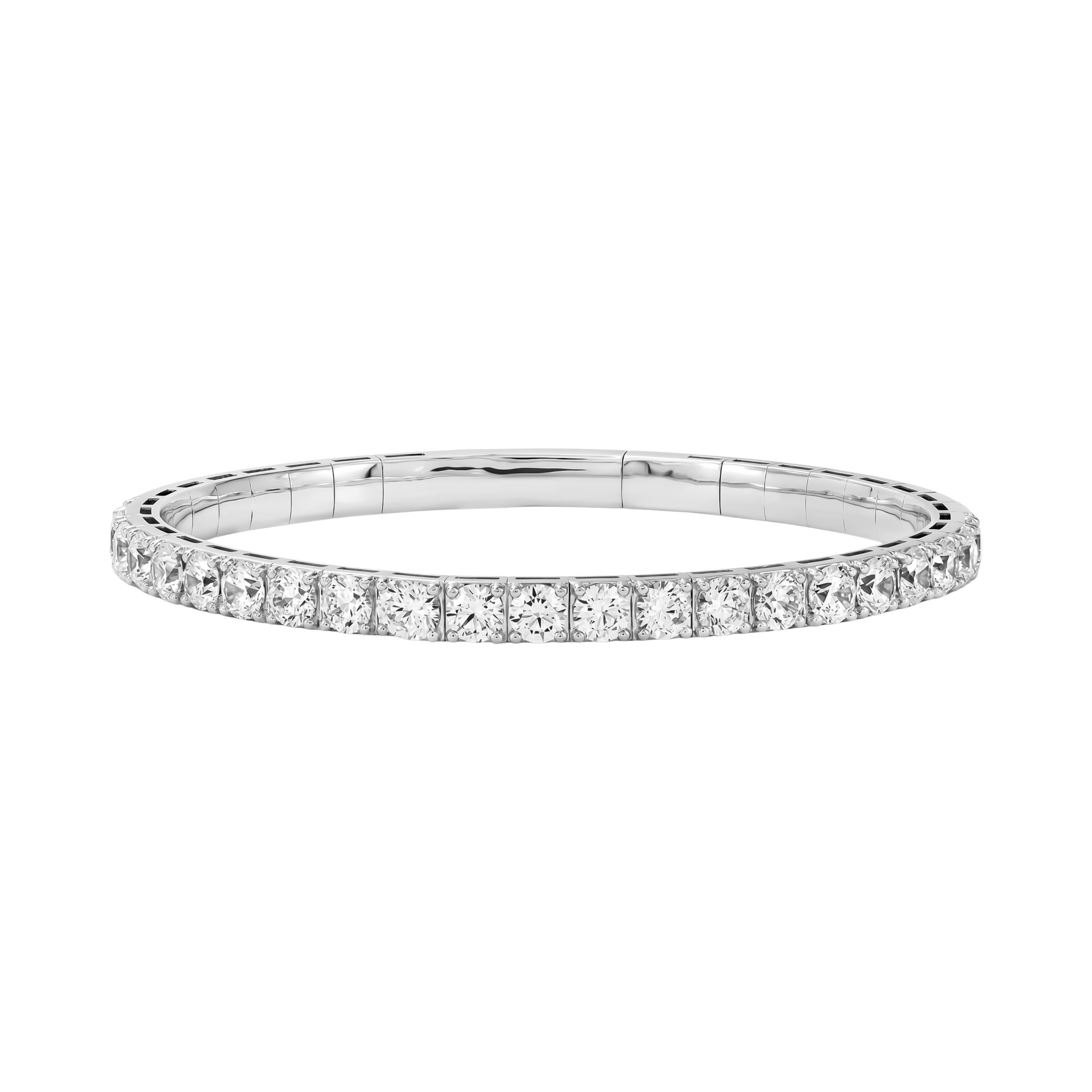 6 CTW LGD Flexible Half Bangle