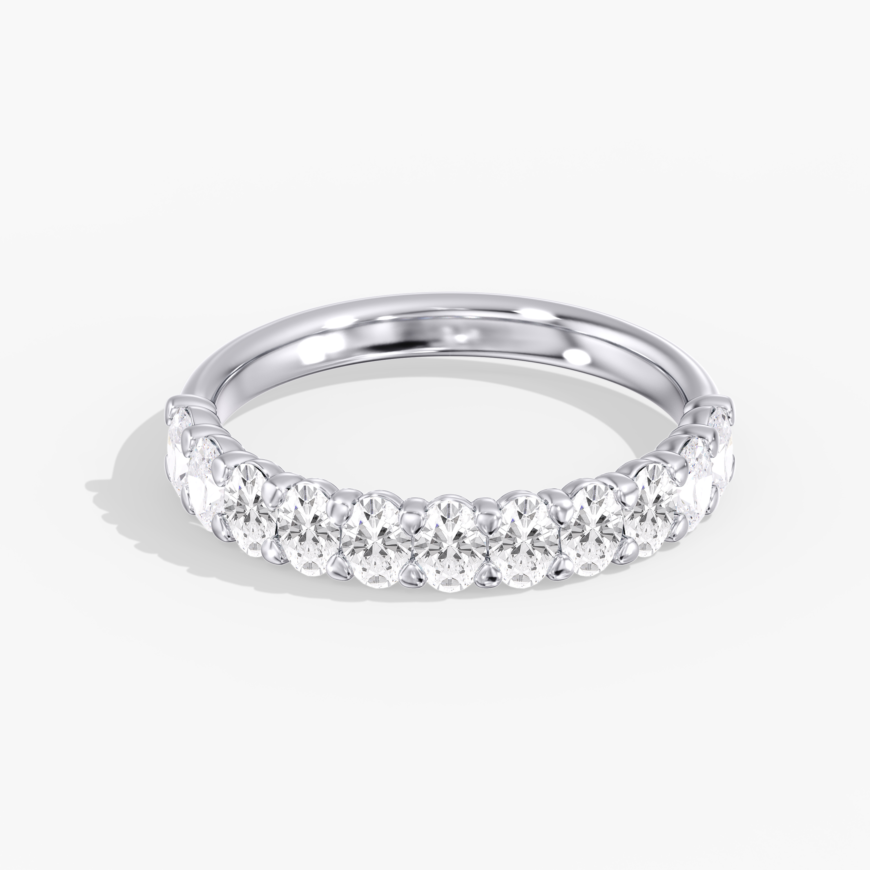 Lab Diamond Oval Band 1 Ctw.