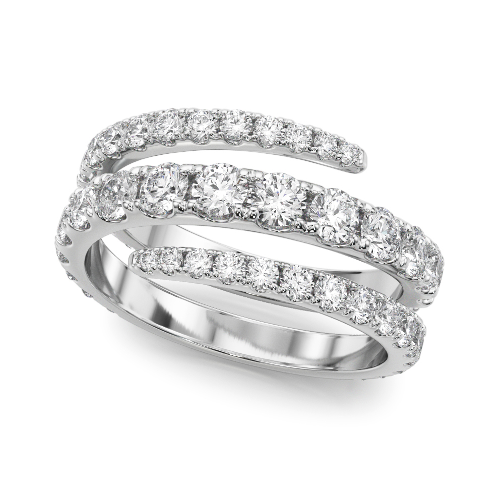 Split Shank Swirl Ring