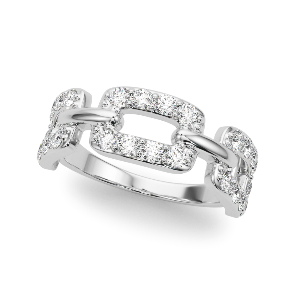 Lab-Grown Diamond Chain Fashion Ring