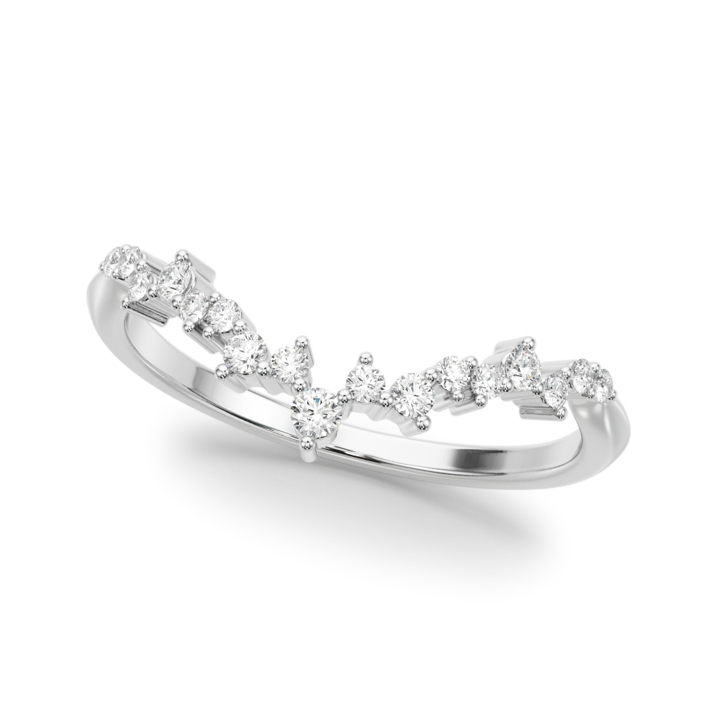 Scatter Round Curved Fashion Rings