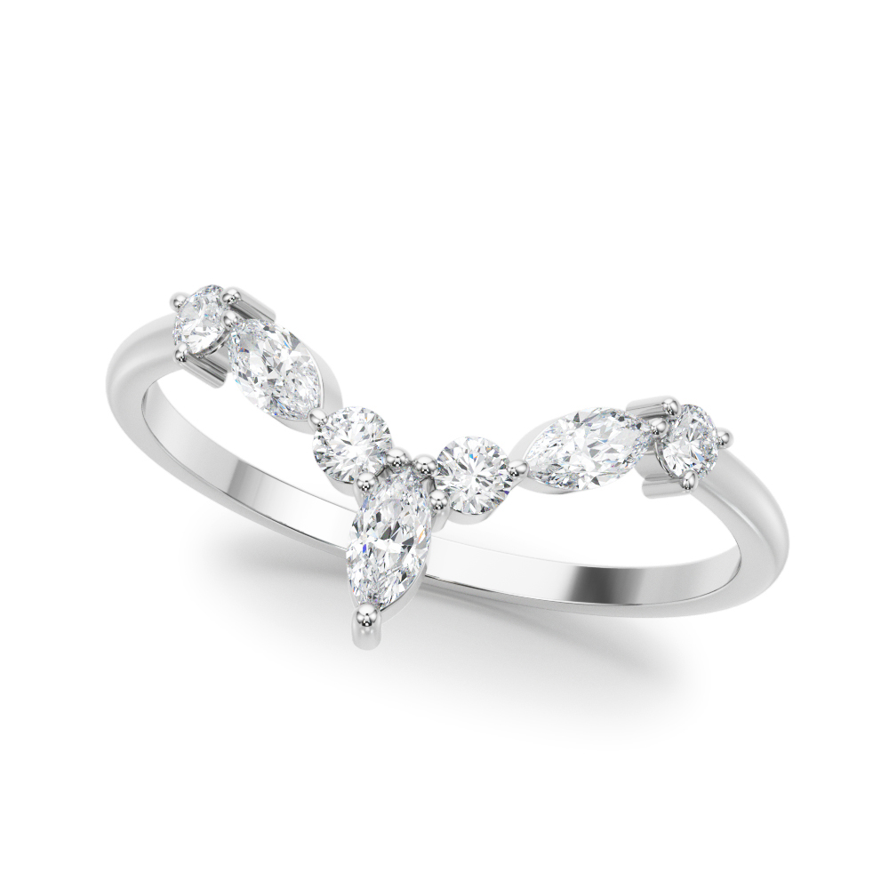 85221 MARQUISE & ROUND BAND